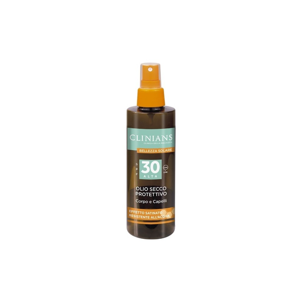 Clinians Olio Secco Protettivo Spray Corpo E Capelli SPF30 150 ml 