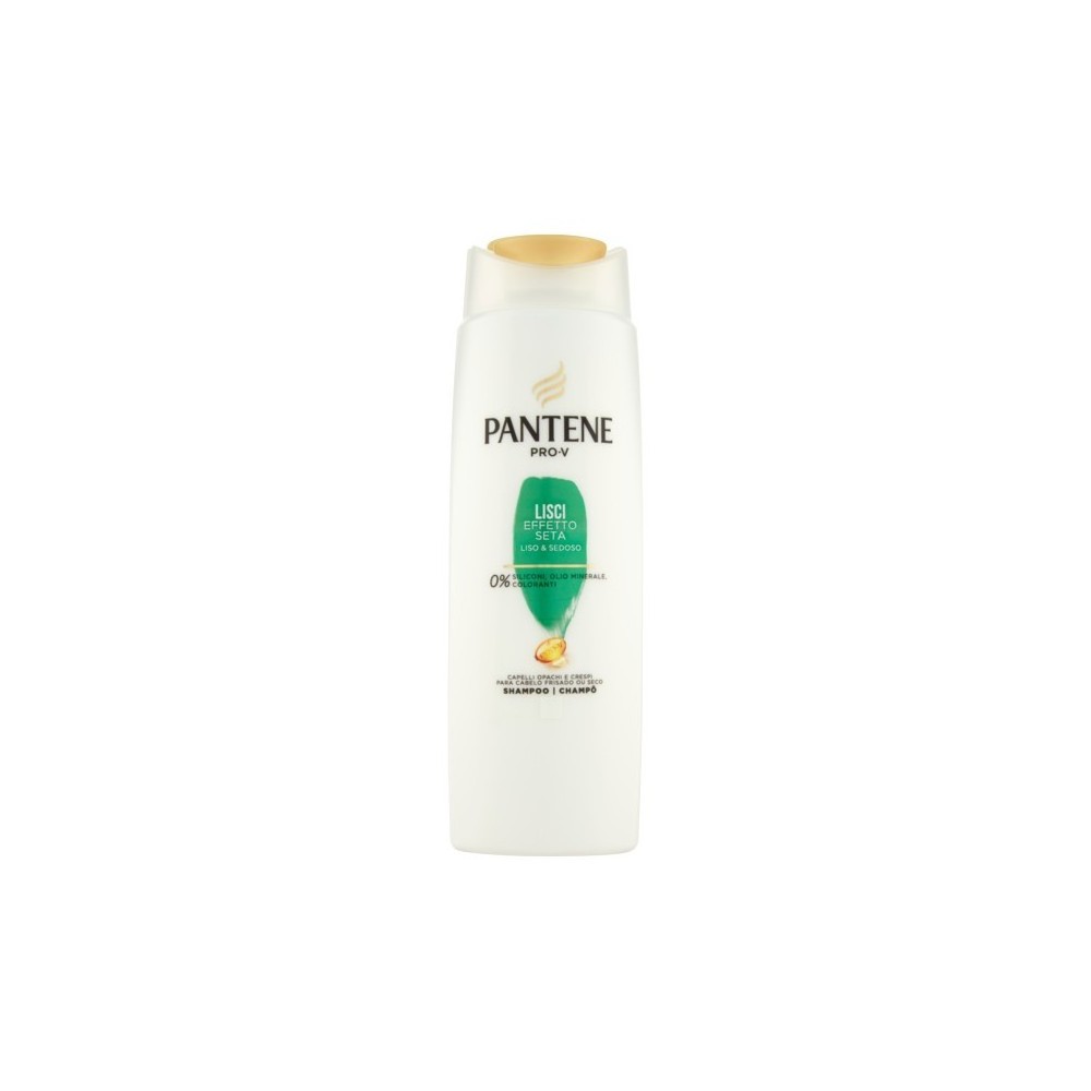 Pantene Lisci Effetto Seta Shampoo Per Capelli Opachi E Crespi 225 ml 