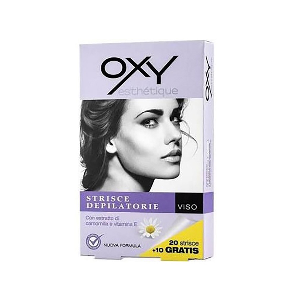 Oxy Strisce Depilatorie Per Il Viso 30 pz 
