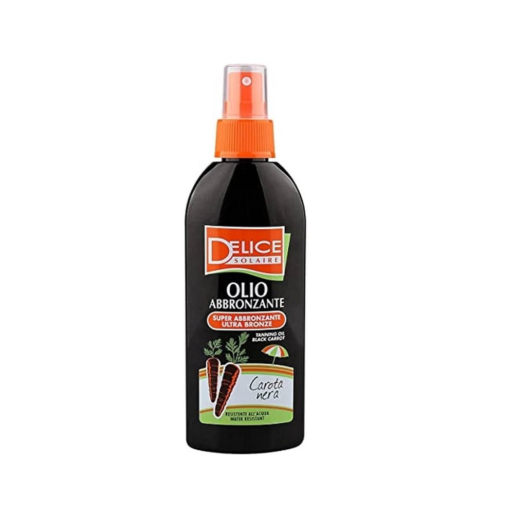 Delice Olio Abbronzante Spray Alla Carota Nera 150 ml 
