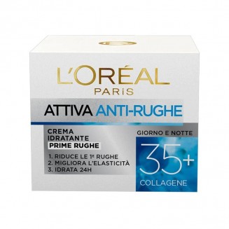 L'Oreal Paris Attiva Antirughe 35+ Collagene Giorno E Notte Crema Idratante Prime Rughe 50 ml