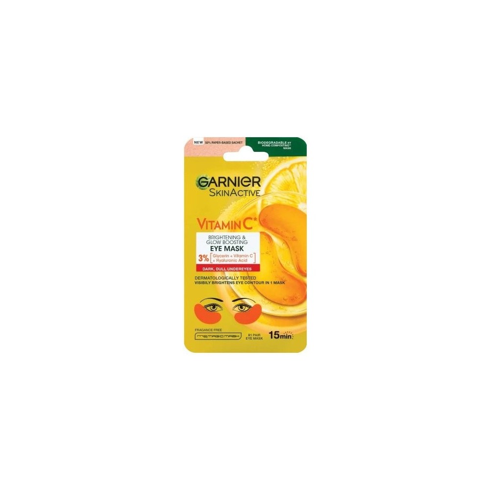 Garnier SkinActive Vitamina C Maschera Illuminante Occhi - 2 Patch 