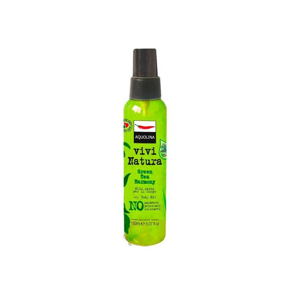 Aquolina Vivi Natura Green Tea Harmony Olio Secco Per Il Corpo 150 ml 