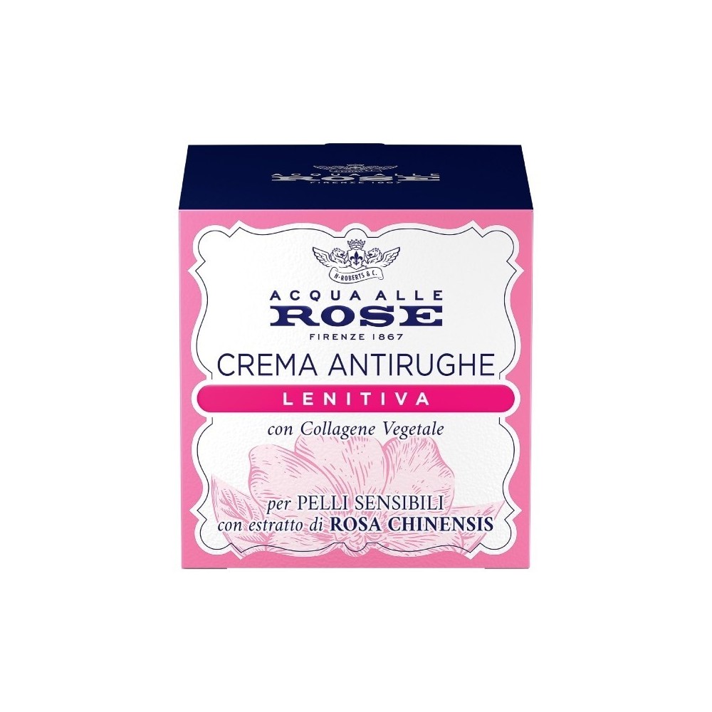 Acqua alle Rose Crema Viso Antirughe Lenitiva 50ML 