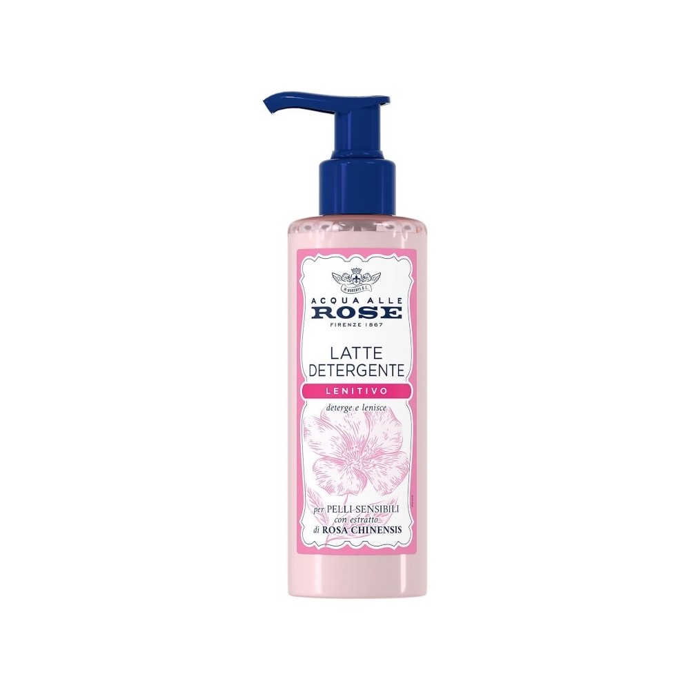 Acqua alle Rose Latte Detergente Lenitivo Per Pelli Sensibili 200 ml 