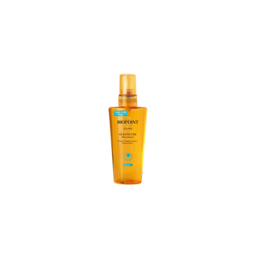 Biopoint Solaire Olio Filter Liscio Brillante 100ML 