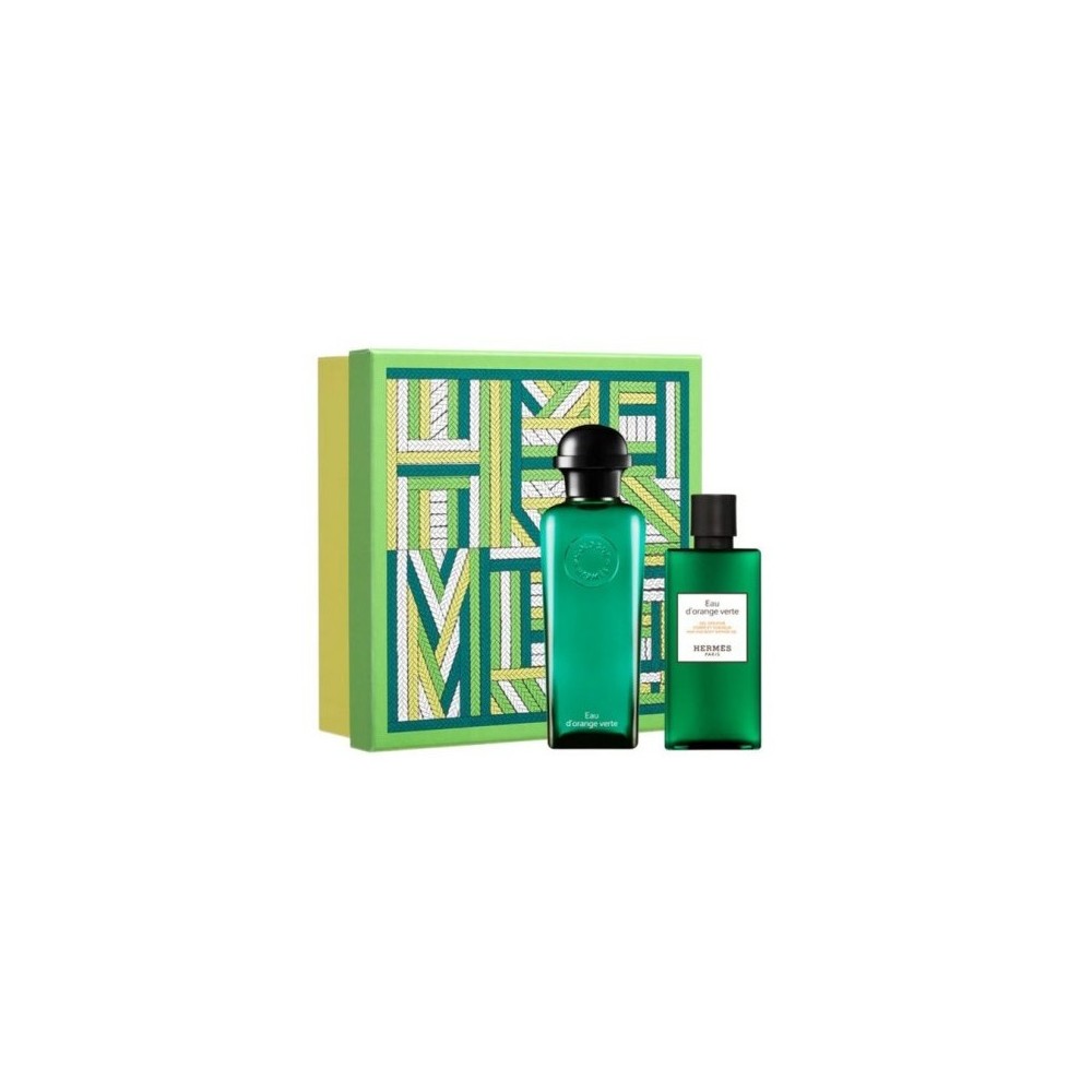 Hermes Eau D'Orange Vert Eau De Cologne 100 ml + Shower Gel Cofanetto 