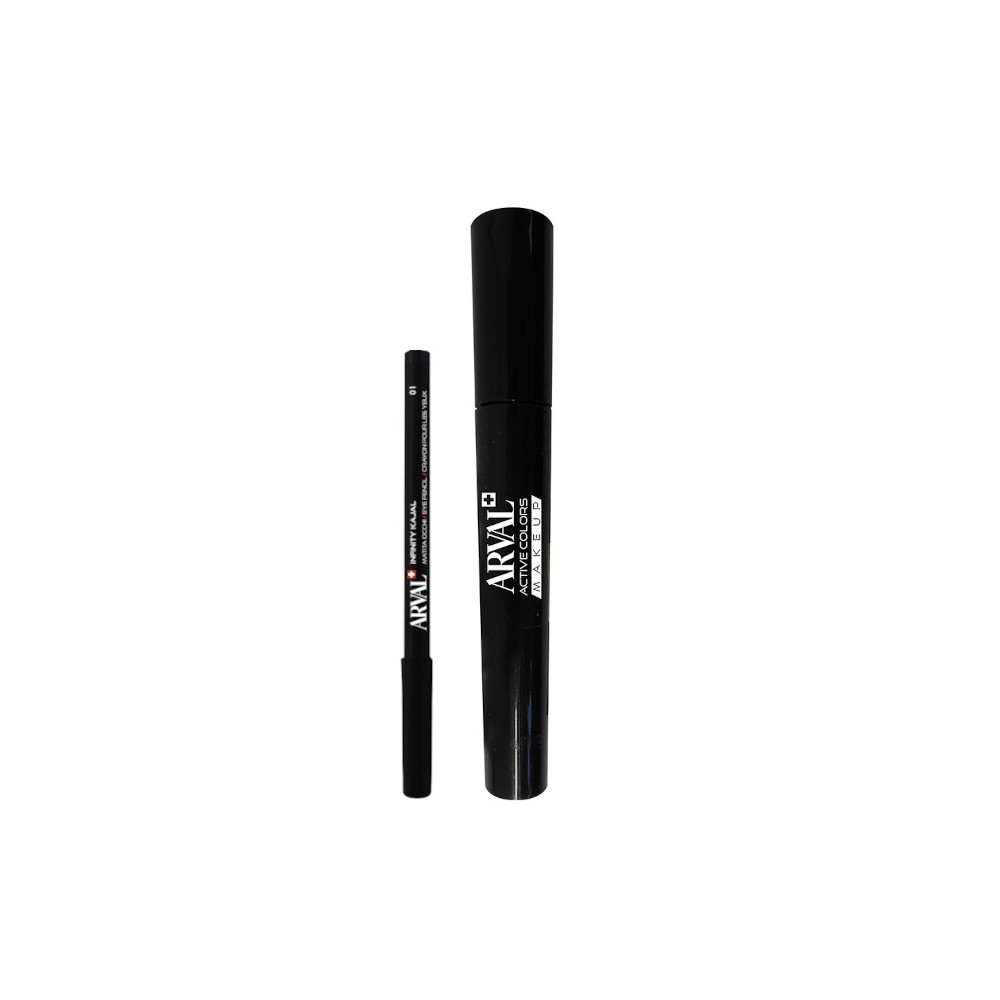 Arval Divine Curling Mascara + Infinity Kajal Nero Cofanetto 