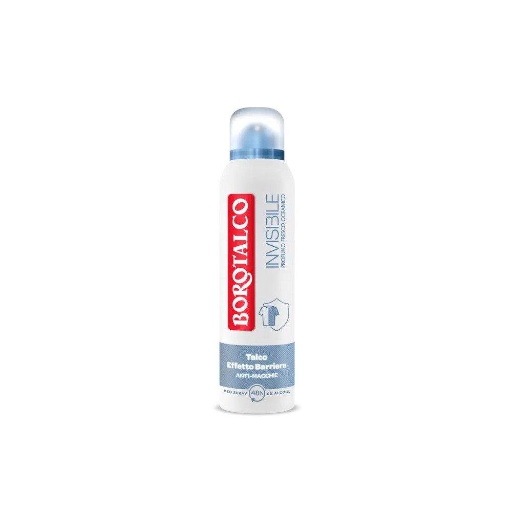 Borotalco Invisibile Profumo Oceanico Deo Spray Effetto Barriera 150 ml 