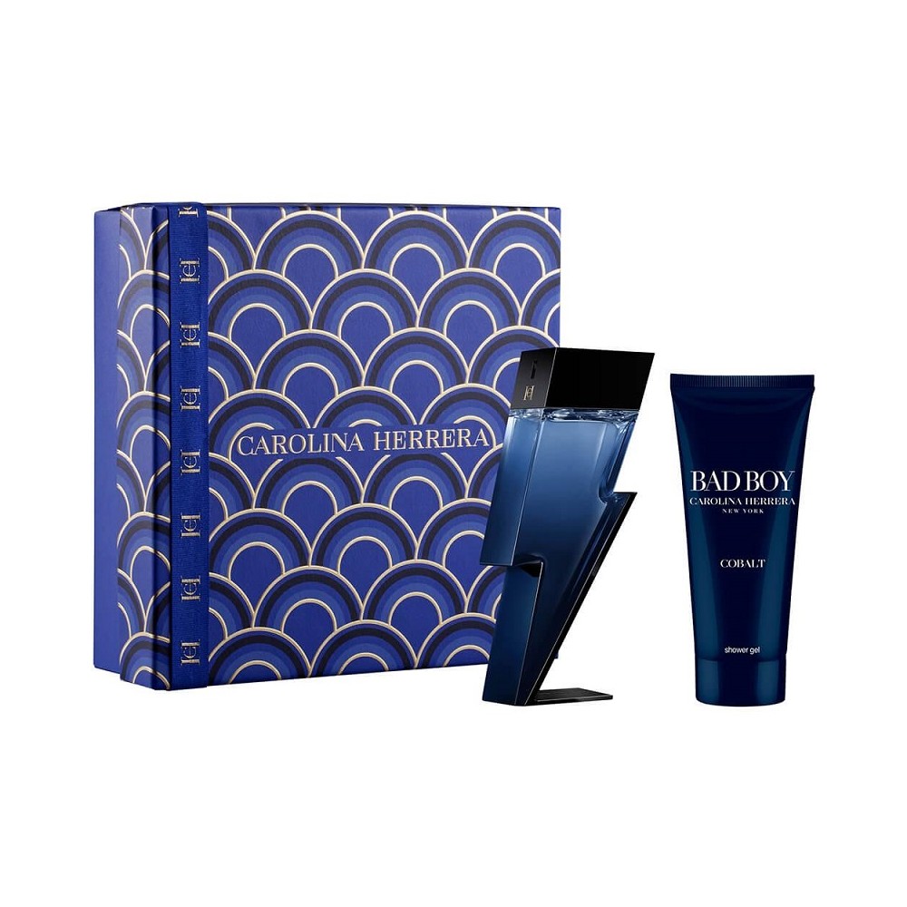 Carolina Herrera Bad Boy Cobalt Eau De Parfum Électrique 100 ml + Shower Gel Cofanetto 