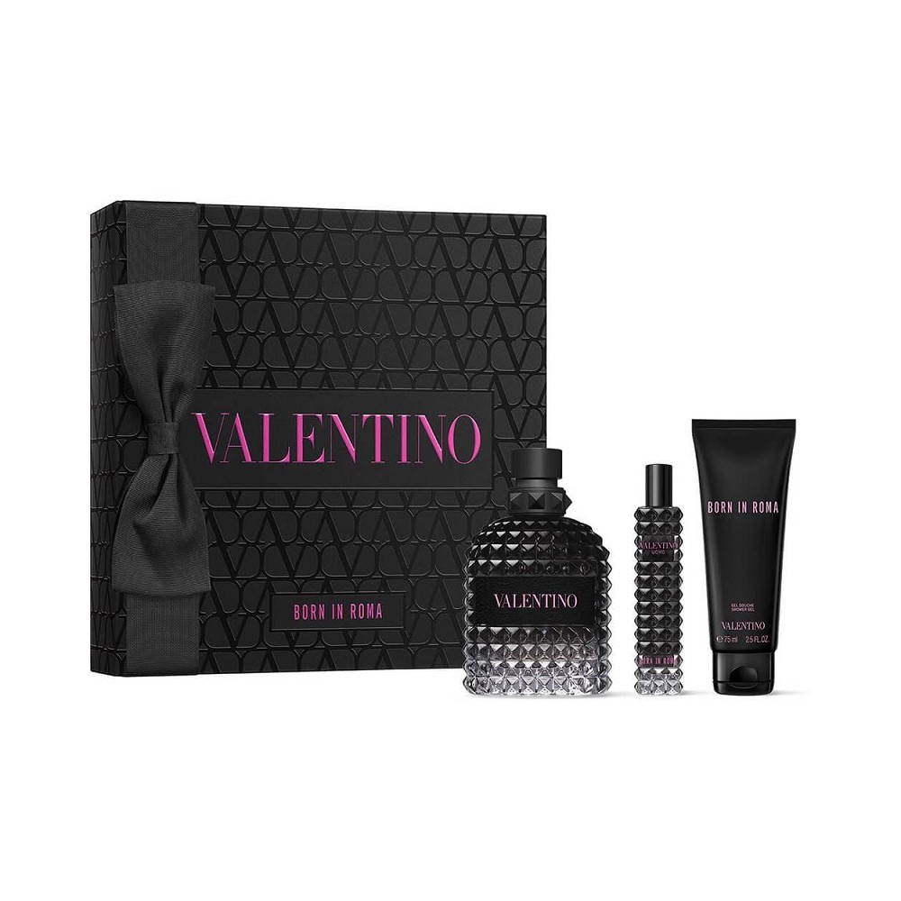 Valentino Uomo Born in Roma Eau de Toilette 100 ml + 15 ml + Shower Gel Cofanetto 