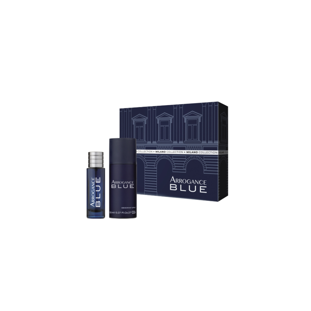 Arrogance Blue Eau De Toilette 30 ml + Deo Spray Cofanetto 