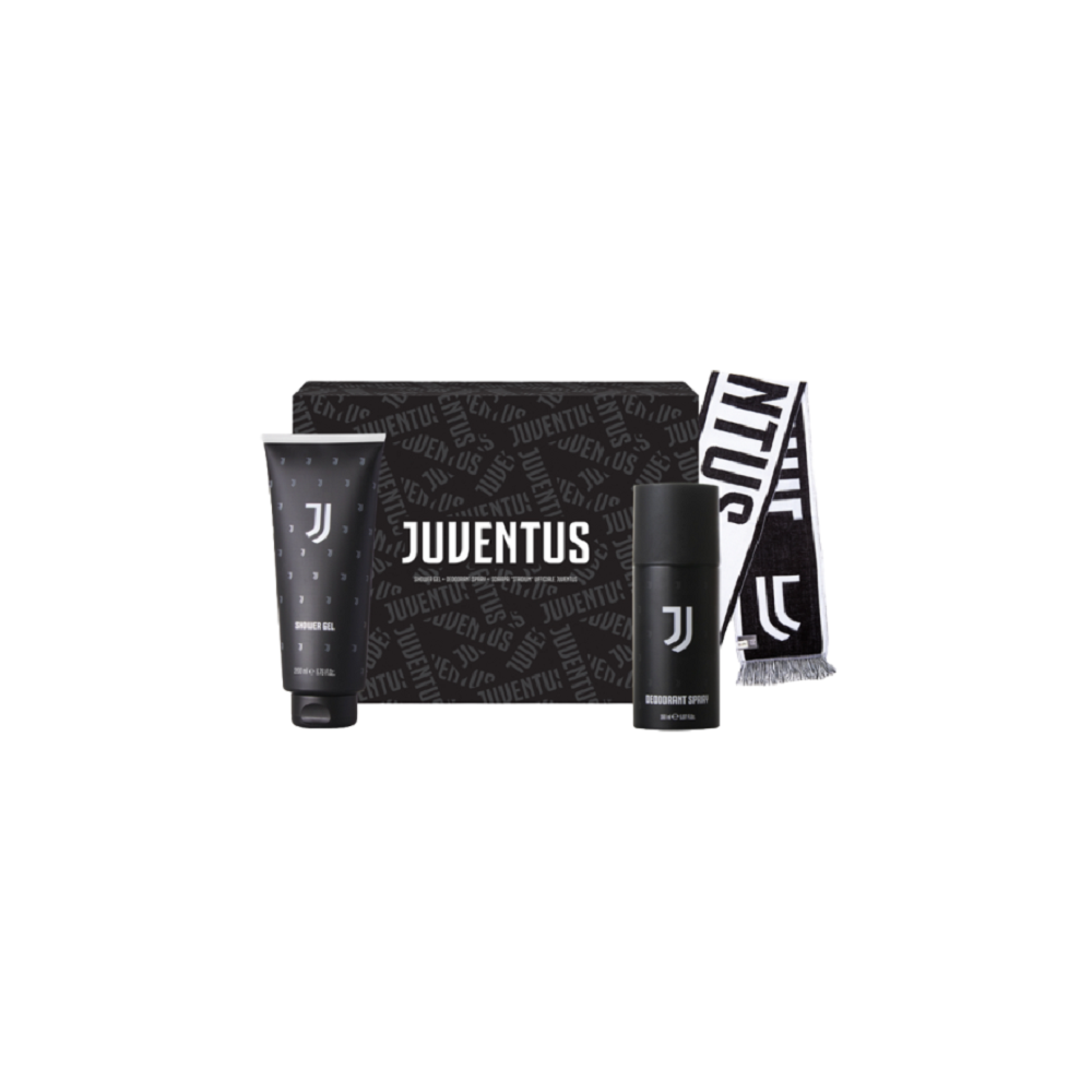 Juventus Deo Spray 150 ml + Shower Gel 200 ml + Sciarpa Cofanetto 