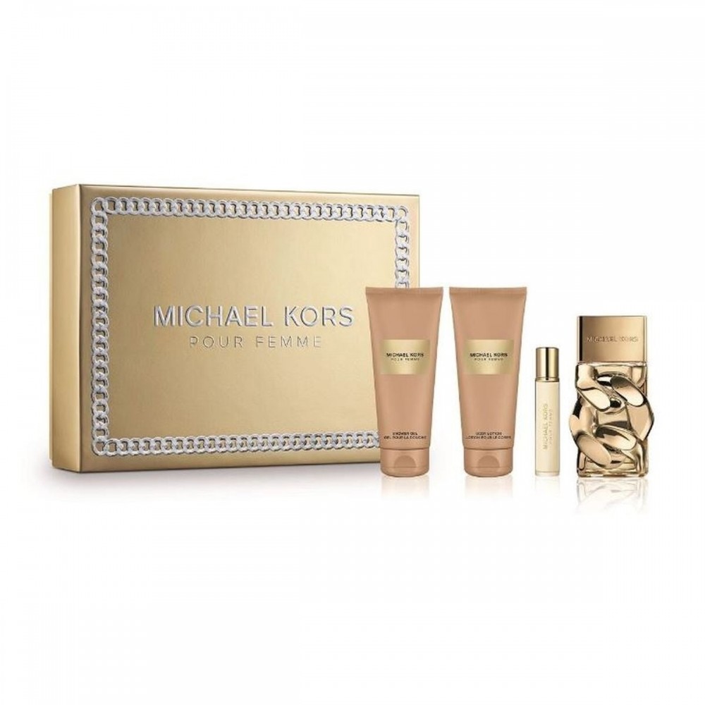 Michael Kors Pour Femme Eau De Parfum 100 ml + 10 ml + Shower Gel + Body Lotion Cofanetto 