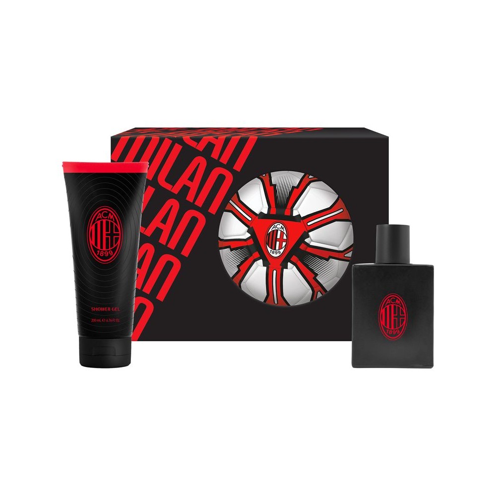 Milan Eau De Toilette Uomo 100 ml + Shower Gel 200 ml + Pallone Cofanetto 