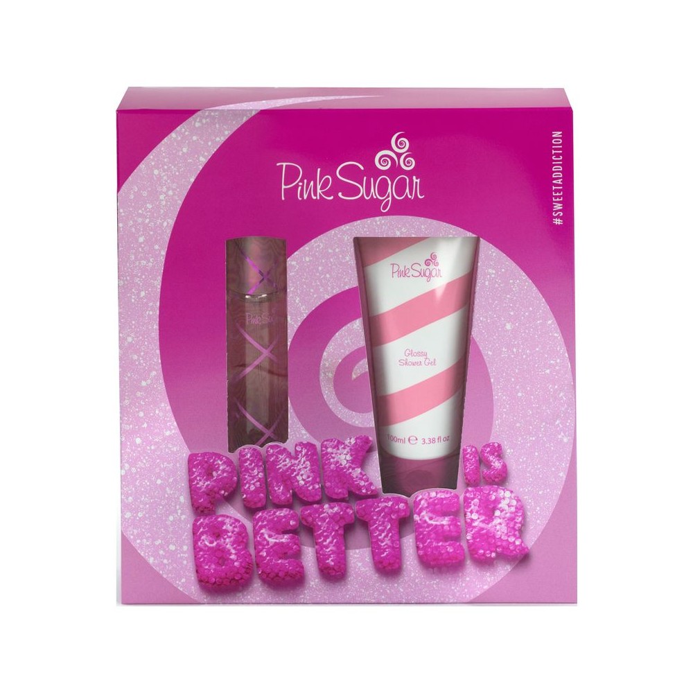 Aquolina Pink Sugar Pink Is Better Eau De Toilette 30 ml + Shower Gel 100 ml 
