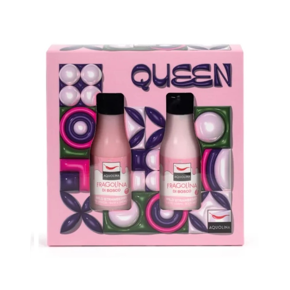 Aquolina Queen Fragolina Di Bosco + Bagno Doccia + Latte Corpo Cofanetto 