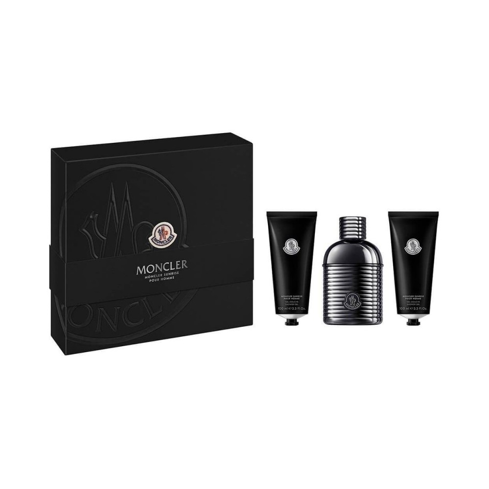 Moncler Sunrise Pour Homme Edp uomo 100 ml + gel doccia 100 ml + Shampoo 100 ml 