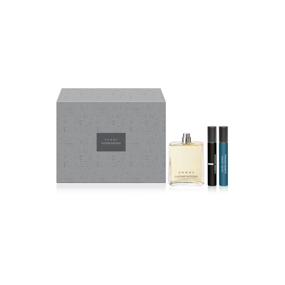 Costume National Homme Eau De Parfum 100 ml + I EdP 7,5 ml + Secret Woods EdP 7,5 ml Cofanetto 