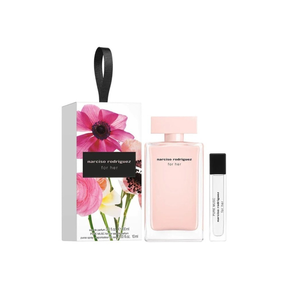 Narciso Rodriguez Cofanetto For Her Eau De Parfum 100 Ml + For Her Pure Musc Eau De Parfum 10 Ml 