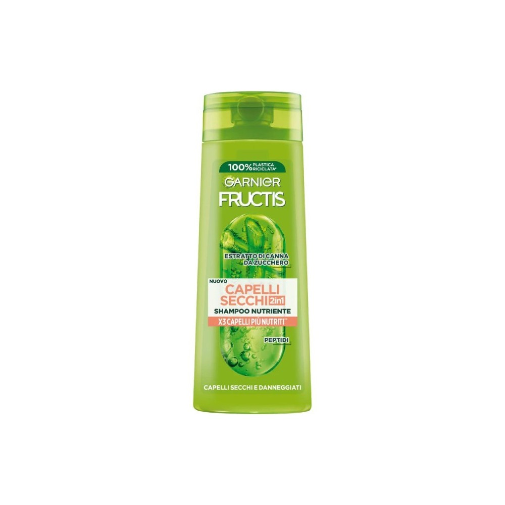 Garnier Fructis Capelli Secchi 2in1 Shampoo Nutriente 250 ml 