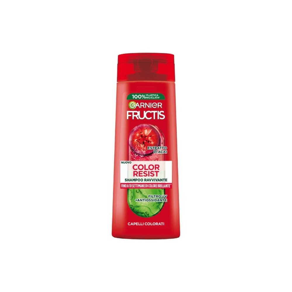 Garnier Fructis Color Resist Shampoo Ravvivante Per Capelli Colorati 250 ml 