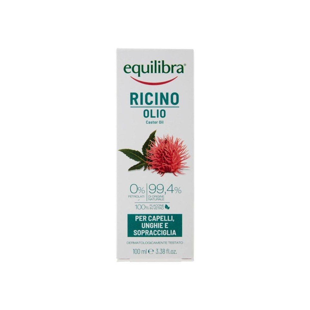 Equilibra Olio Di Ricino Per Capelli Unghie E Sopracciglia 100 ml 