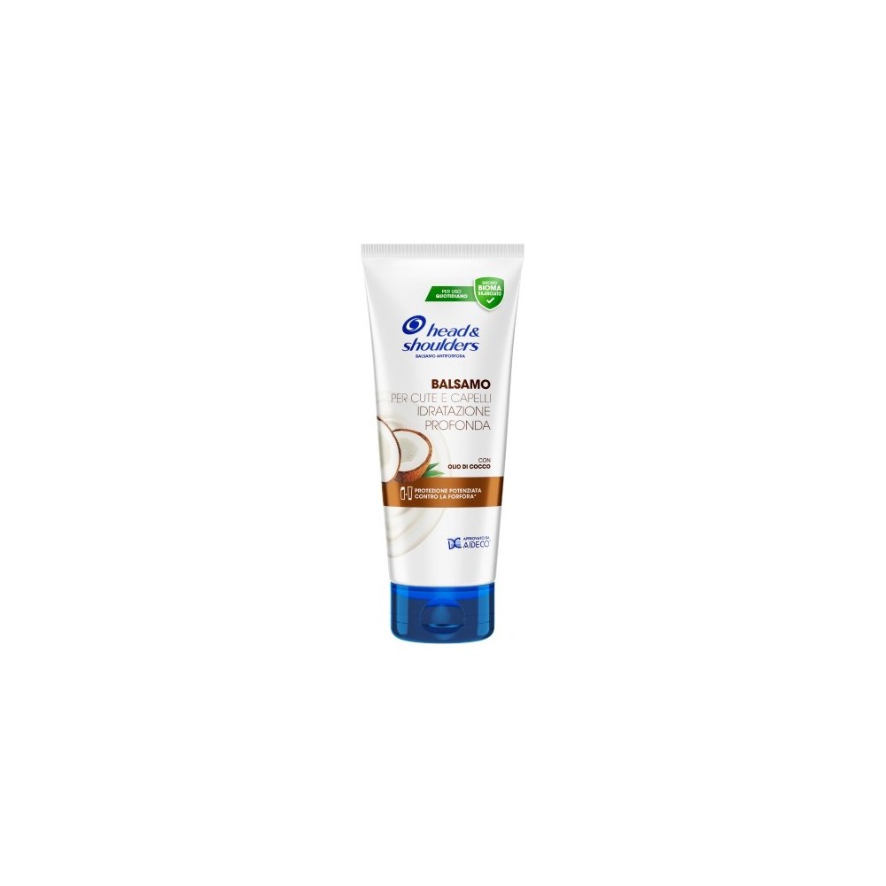 Head & Shoulders Balsamo Antiforfora Idratazione Profonda Con Olio Di Cocco 220 ml 