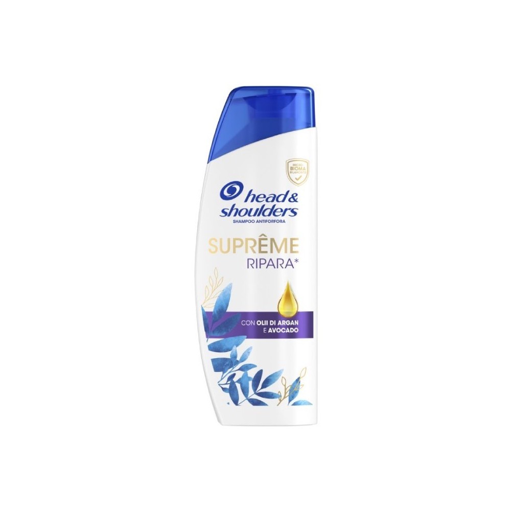 Head & Shoulders Shampoo Antiforfora Supreme Ripara Con Olii di Argan E Avocado 250 ml 