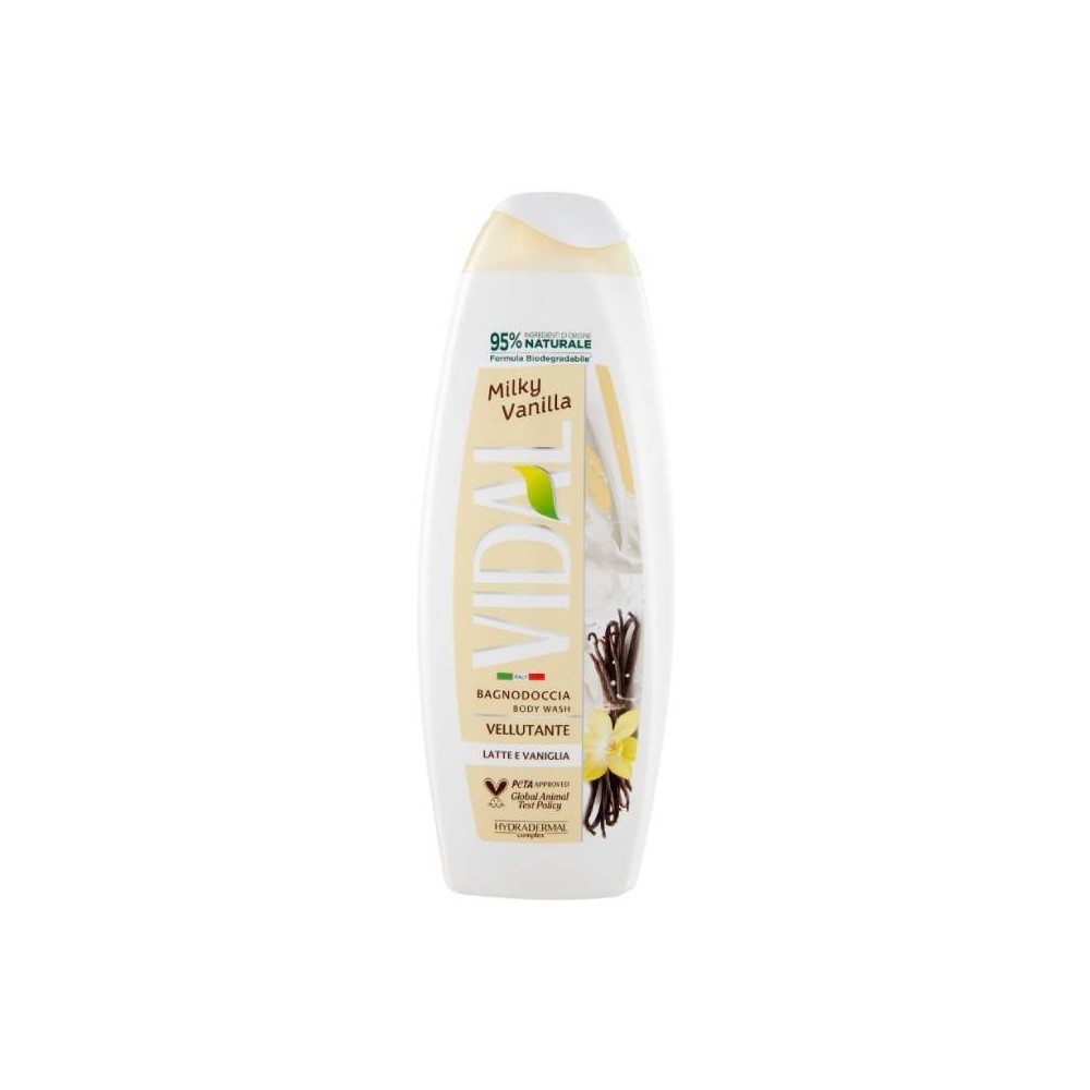 Vidal Latte E Vaniglia Bagnodoccia Vellutante 500 Ml 