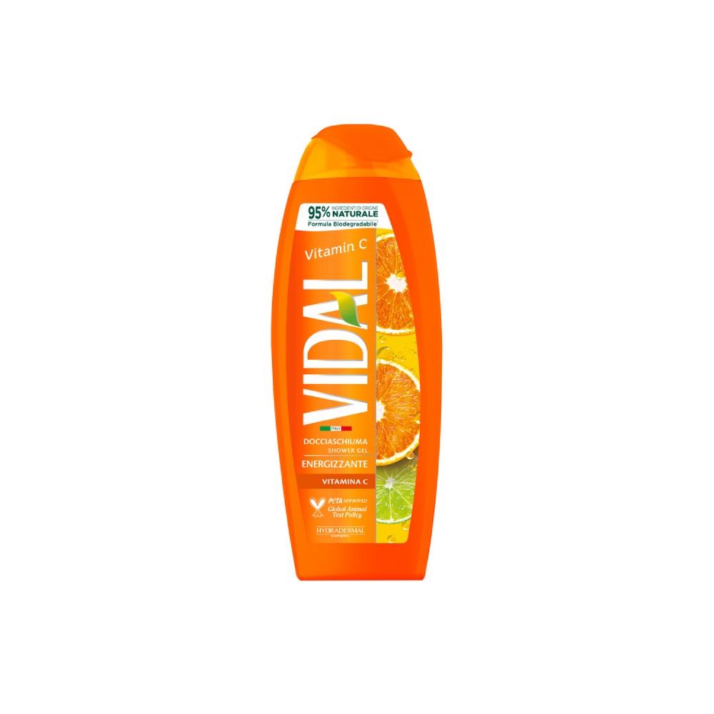 Vidal Vitamin C Docciaschiuma Energizzante Con Vitamina C 250 Ml 