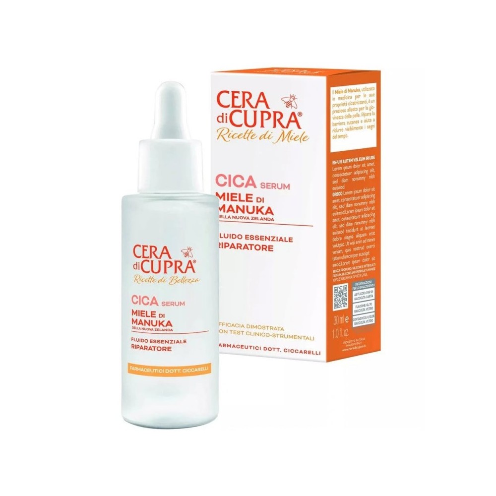 Cera Di Cupra Cica Serum Fluido Essenziale Riparatore Al Miele Di Manuka 30 ml 