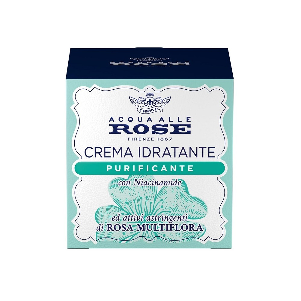 Acqua Alle Rose Crema Viso Idratante Purificante 50 ml 