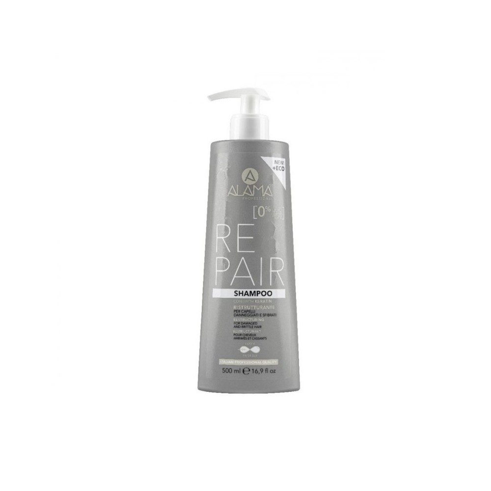 Alama Repair Shampoo Ristrutturante Per Capelli Danneggiati 500 ml 