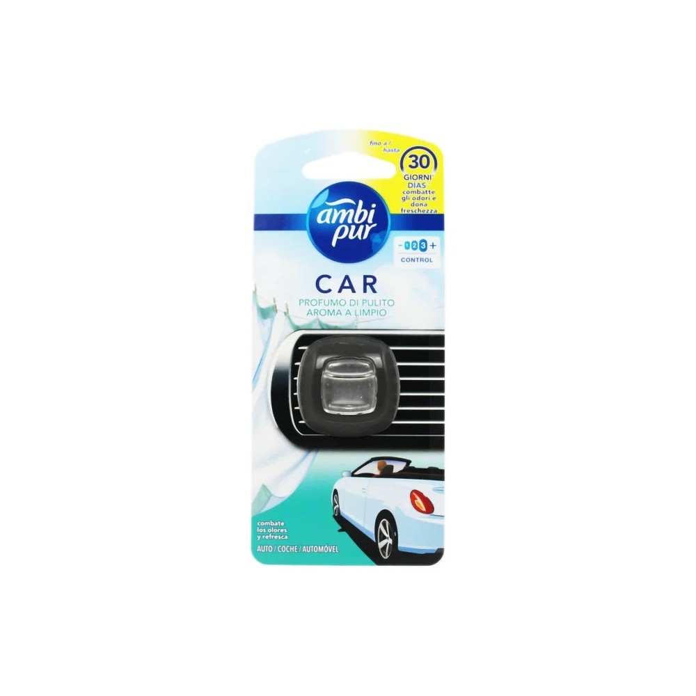 Ambi Pur Car Profumatore Auto Usa E Getta - Profumo Di Pulito 