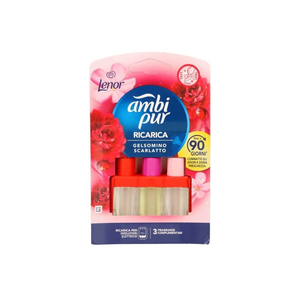 Ambi Pur 3Volution Ricarica Diffusore Elettrico - Gelsomino Scarlatto 
