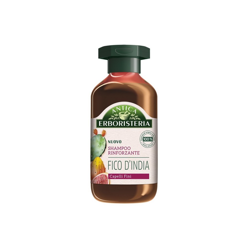 Antica Erboristeria Shampoo Rinforzante Al Fico D'India Per Capelli Fini 250 ml 