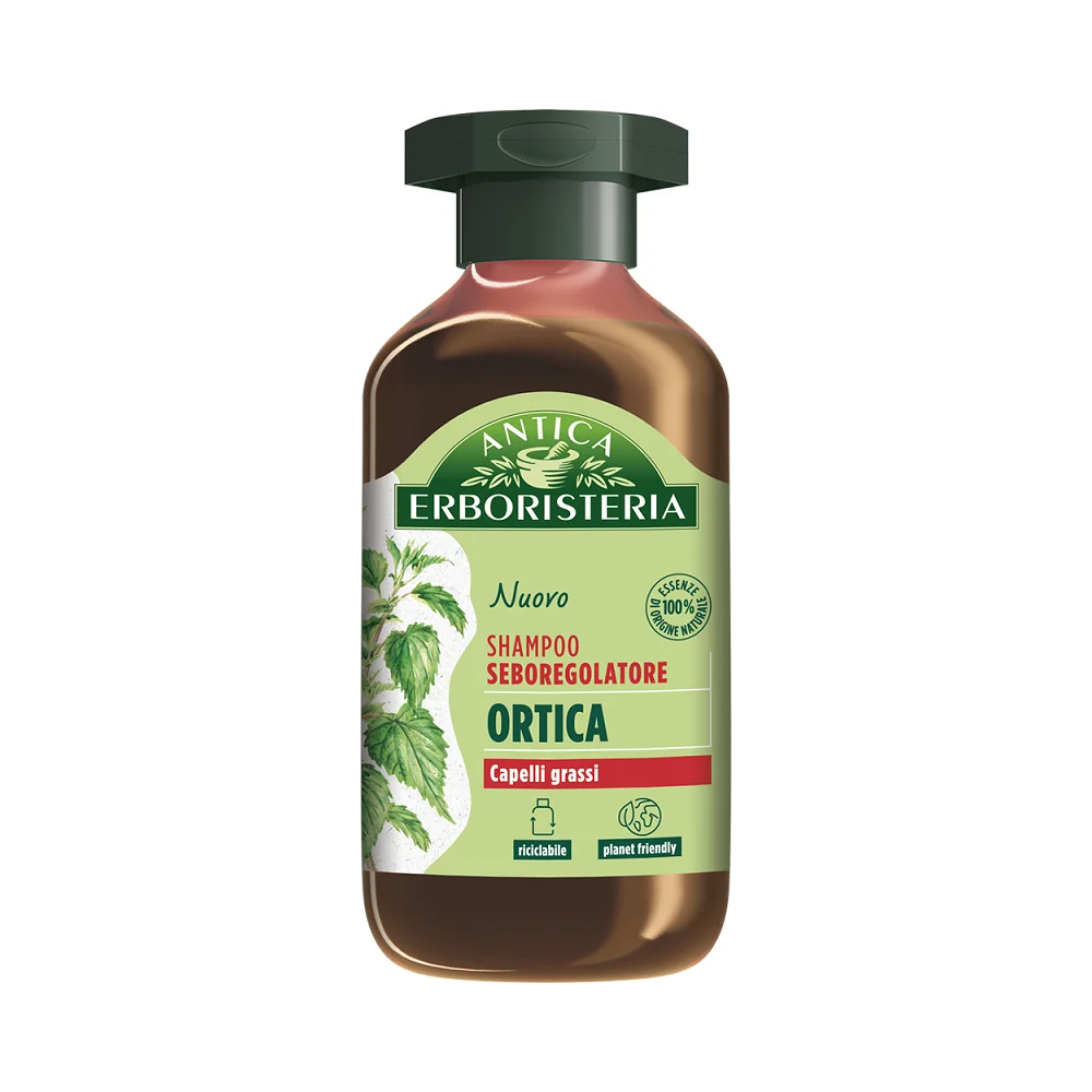 Antica Erboristeria Shampoo Seboregolatore All'Ortica Per Capelli Grassi 250 ml 