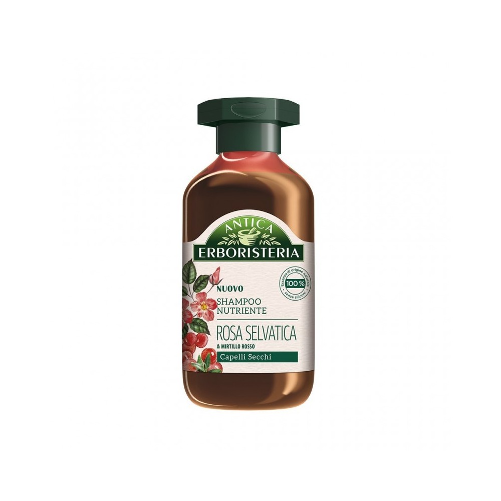 Antica Erboristeria Shampoo Nutriente Alla Rosa Selvatica Per Capelli Secchi 250 ml 