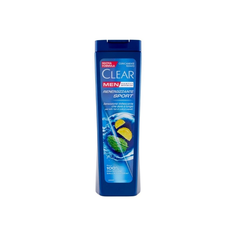 Clear Men Shampoo Antiforfora Rienergizzante Sport 225 ml 