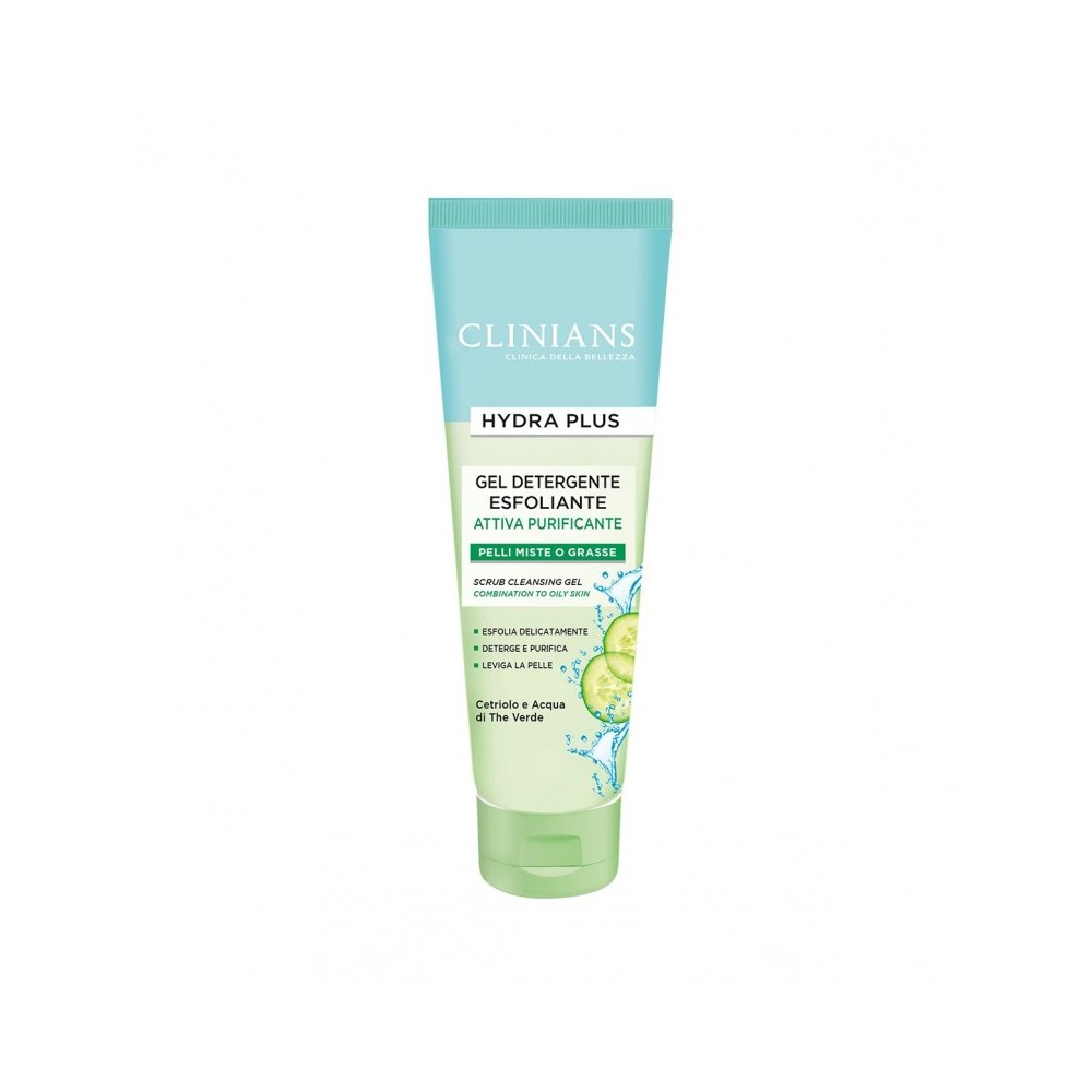 Clinians	Hydra Plus Gel Detergente Esfoliante Pelli Miste E Grasse 150 ml 
