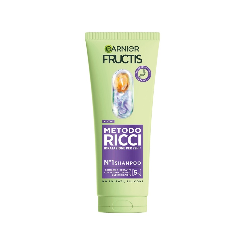 Garnier Fructis Metodo Ricci Shampoo Idratazione Profonda 200 ml 