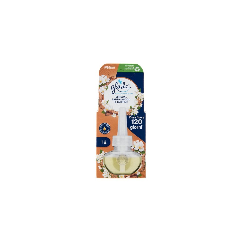 Glade Sensual Sandalwood & Jasmine Ricarica Per Diffusore Elettrico 