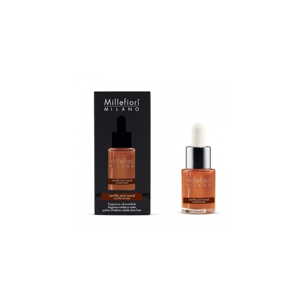 Millefiori Milano Vanilla And Wood Fragranza Idrosolubile Per Diffusore A Ultrasuoni Hydro 15 Ml 