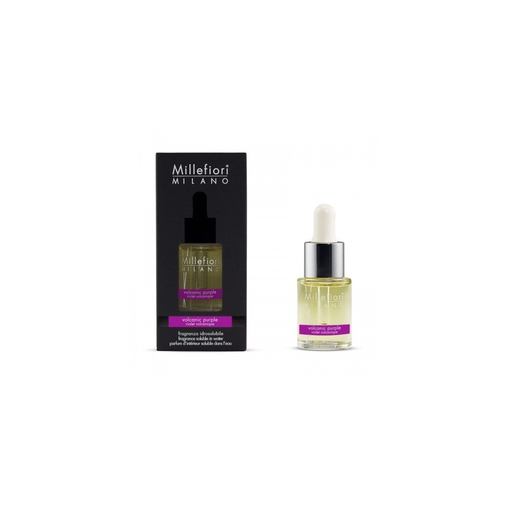 Millefiori Milano Volcanic Purple Fragranza Idrosolubile Per Diffusore A Ultrasuoni Hydro 15 Ml 