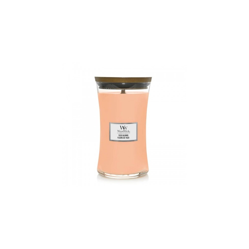 Woodwick Yuzu Blooms Candela Profumata Grande 