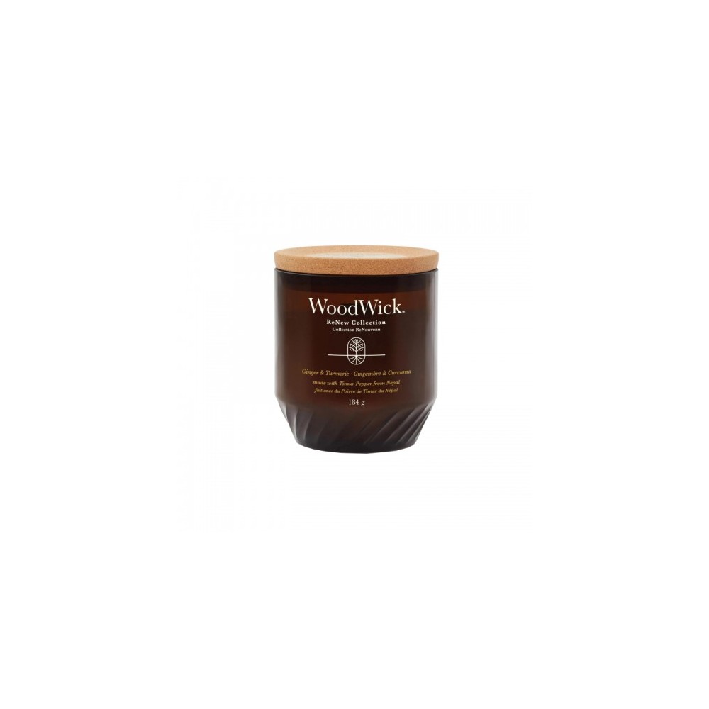 Woodwick Renew Collection Ginger & Tumeric Candela Media 184 G 