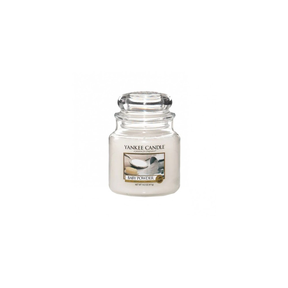 Yankee Candle Baby Powder Candela Profumata In Giara Medium 411 G 
