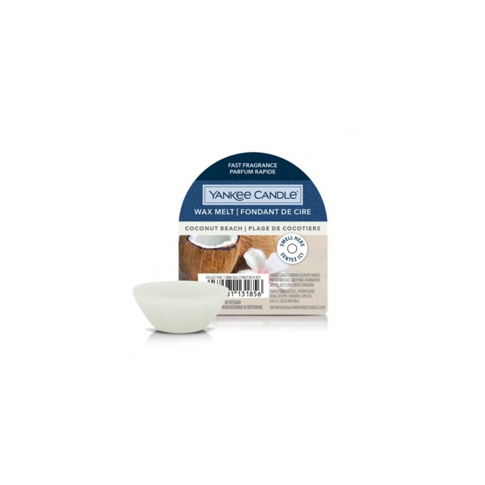 Yankee Candle Coconut Beach Cera Profumata Da Fondere 