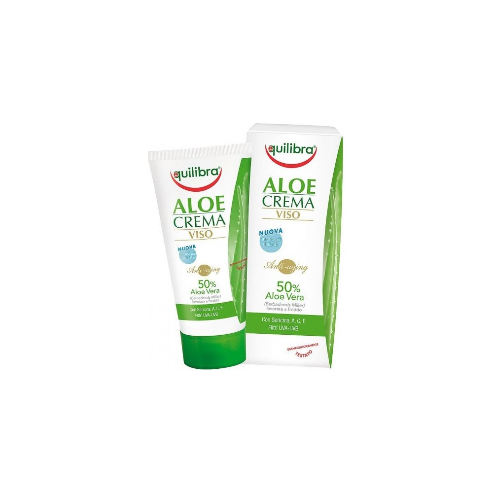 Equilibra Aloe Crema Per Il Viso Antiaging E Antirughe 50 Ml 